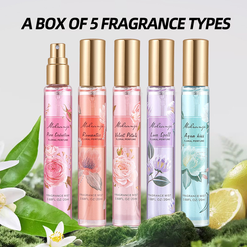 Conjunto de 5 Perfumes Feminin - Perfume Her Fragrance avaliação e preço